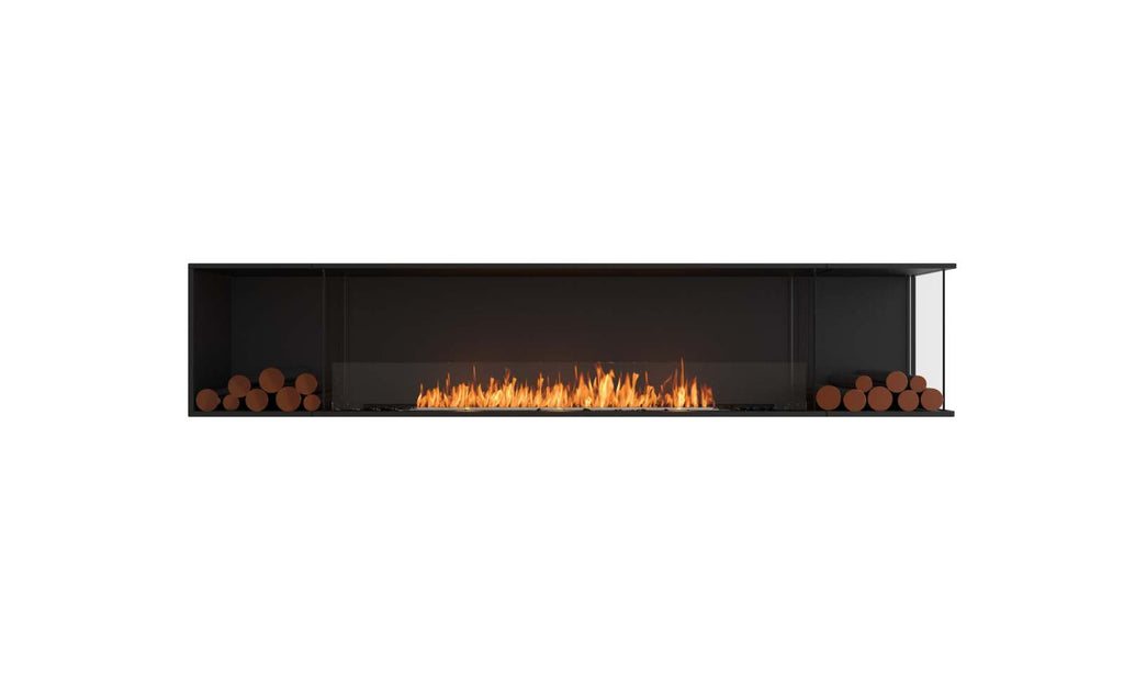 EcoSmart Flex Fireplace 104RC.BX2 Right Corner Black