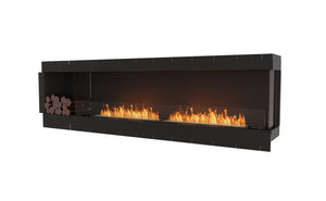 EcoSmart Flex Fireplace 104RC.BXL Right Corner Black