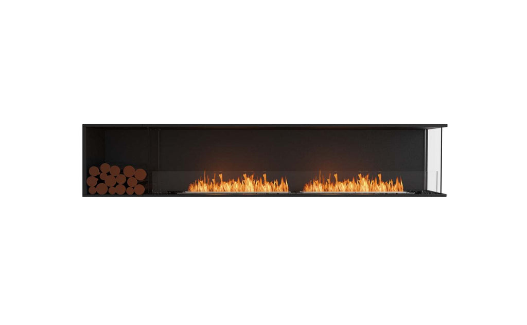 EcoSmart Flex Fireplace 104RC.BXL Right Corner Black