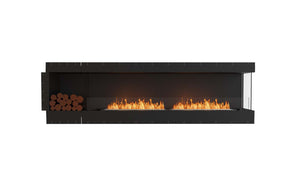 EcoSmart Flex Fireplace 104RC.BXL Right Corner Black