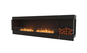 EcoSmart Flex Fireplace 104RC.BXR Right Corner Black