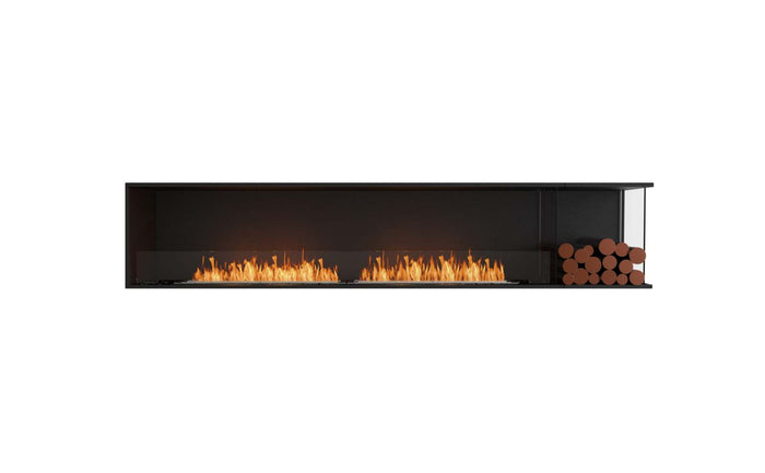 EcoSmart Flex Fireplace 104RC.BXR Right Corner Black