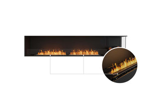 EcoSmart Flex Fireplace 104RC.BXR Right Corner Black