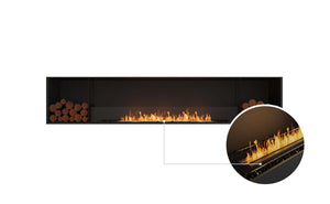 EcoSmart Flex Fireplace 104SS.BX2 Single Sided Black