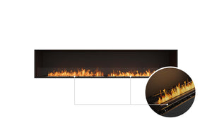 EcoSmart Flex Fireplace 104SS Single Sided Black