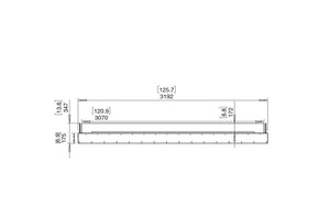 EcoSmart Flex Fireplace 122BN Bench Black