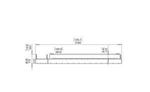 EcoSmart Flex Fireplace 122BN.BX1 Bench Black