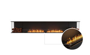 EcoSmart Flex Fireplace 122BY.BX2 Bay Black