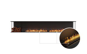 EcoSmart Flex Fireplace 122BY.BXL Bay Black