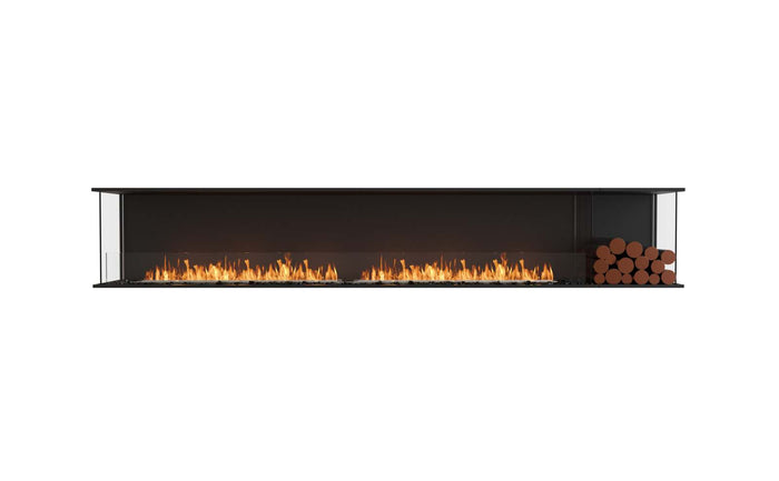 EcoSmart Flex Fireplace 122BY.BXR Bay Black