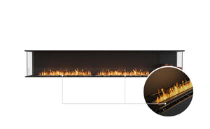 EcoSmart Flex Fireplace 122BY.BXR Bay Black