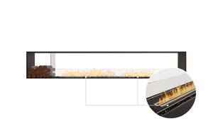 EcoSmart Flex Fireplace 122DB.BX1 Double Sided Black