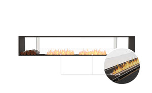 EcoSmart Flex Fireplace 122DB.BX2 Double Sided Black