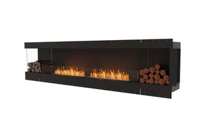 EcoSmart Flex Fireplace 122LC.BX2 Left Corner Black