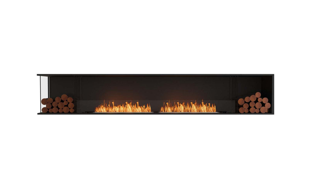 EcoSmart Flex Fireplace 122LC.BX2 Left Corner Black