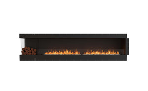 EcoSmart Flex Fireplace 122LC.BXL Left Corner Black