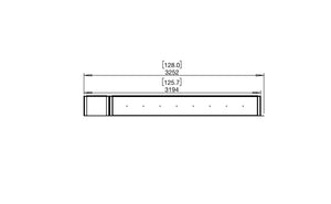 EcoSmart Flex Fireplace 122LC.BXL Left Corner Black