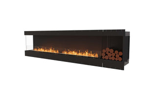 EcoSmart Flex Fireplace 122LC.BXR Left Corner Black