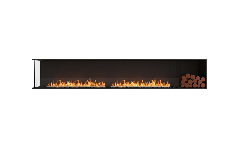 EcoSmart Flex Fireplace 122LC.BXR Left Corner Black