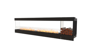 EcoSmart Flex Fireplace 122PN.BXR Peninsula Black