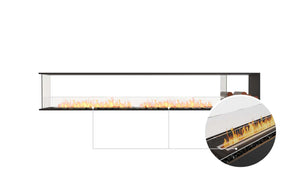 EcoSmart Flex Fireplace 122PN.BXR Peninsula Black