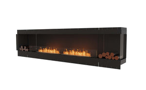 EcoSmart Flex Fireplace 122RC.BX2 Right Corner Black