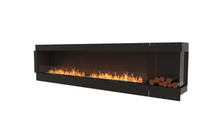 EcoSmart Flex Fireplace 122RC.BXR Right Corner Black