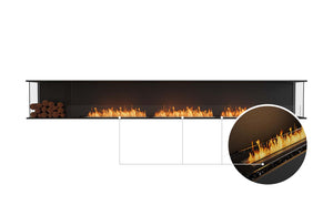 EcoSmart Flex Fireplace 140BY.BXL Bay Black