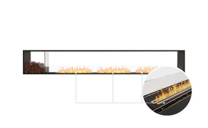 EcoSmart Flex Fireplace 140DB.BX1 Double Sided Black