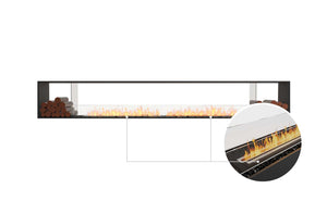 EcoSmart Flex Fireplace 140DB.BX2 Double Sided Black