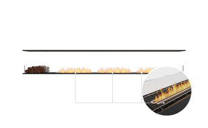 EcoSmart Flex Fireplace 140IL.BX1 Island Black