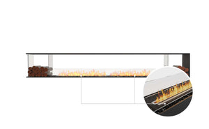 EcoSmart Flex Fireplace 140PN.BX2 Peninsula Black