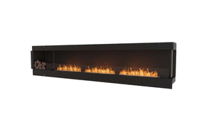 EcoSmart Flex Fireplace 140RC.BXL Right Corner Black