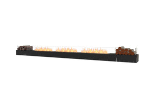 EcoSmart Flex Fireplace 158BN.BX2 Bench Black