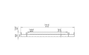 EcoSmart Flex Fireplace 158BN.BX2 Bench Black