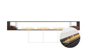 EcoSmart Flex Fireplace 158DB.BX2 Double Sided Black