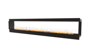 EcoSmart Flex Fireplace 158DB Double Sided Black