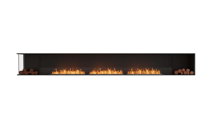 EcoSmart Flex Fireplace 158LC.BX2 Left Corner Black