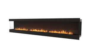 EcoSmart Flex Fireplace 158LC Left Corner Black