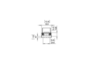 EcoSmart Flex Fireplace 18BN Bench Black