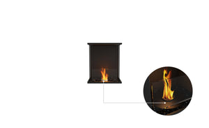 EcoSmart Flex Fireplace 18BY Bay Black