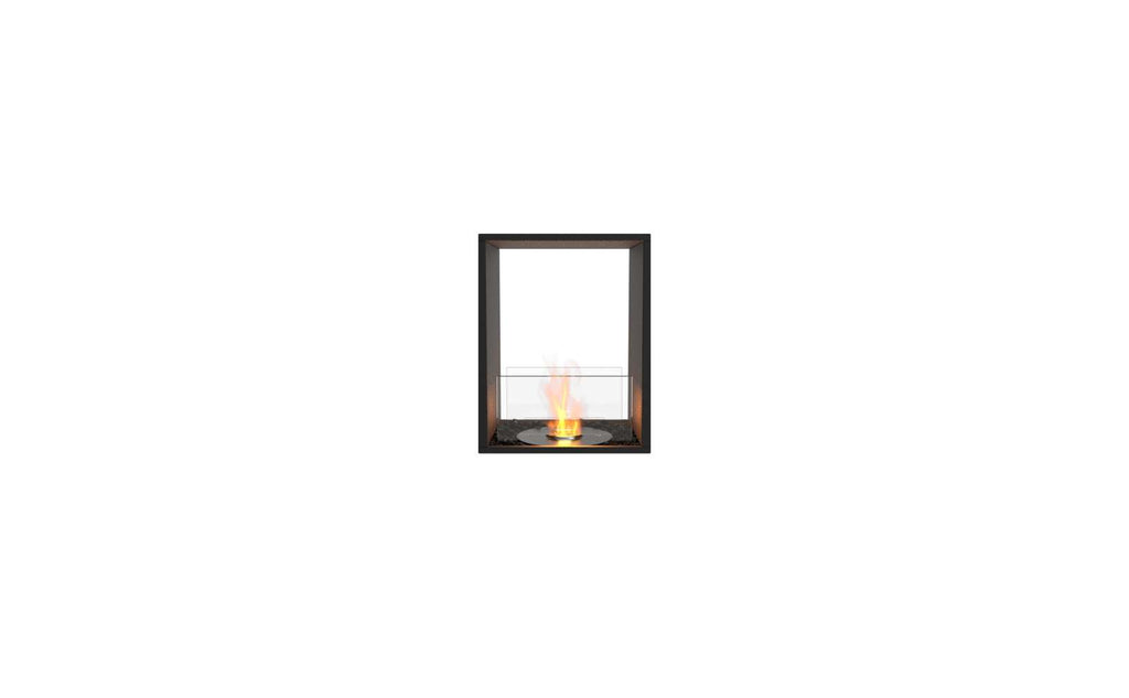 EcoSmart Flex Fireplace 18DB Double Sided Black