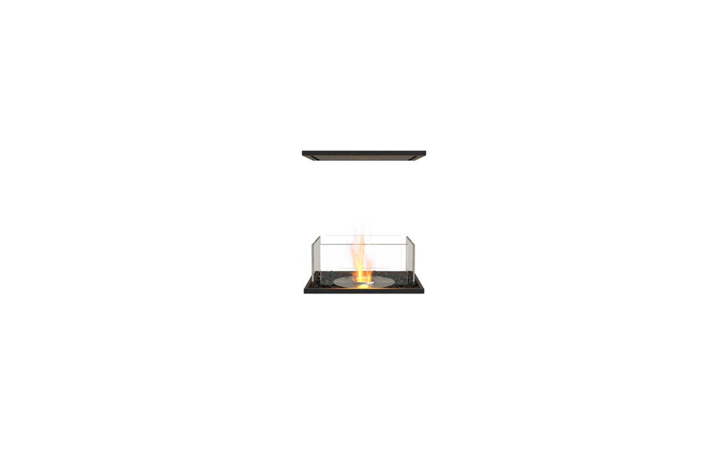 EcoSmart Flex Fireplace 18IL Island Black