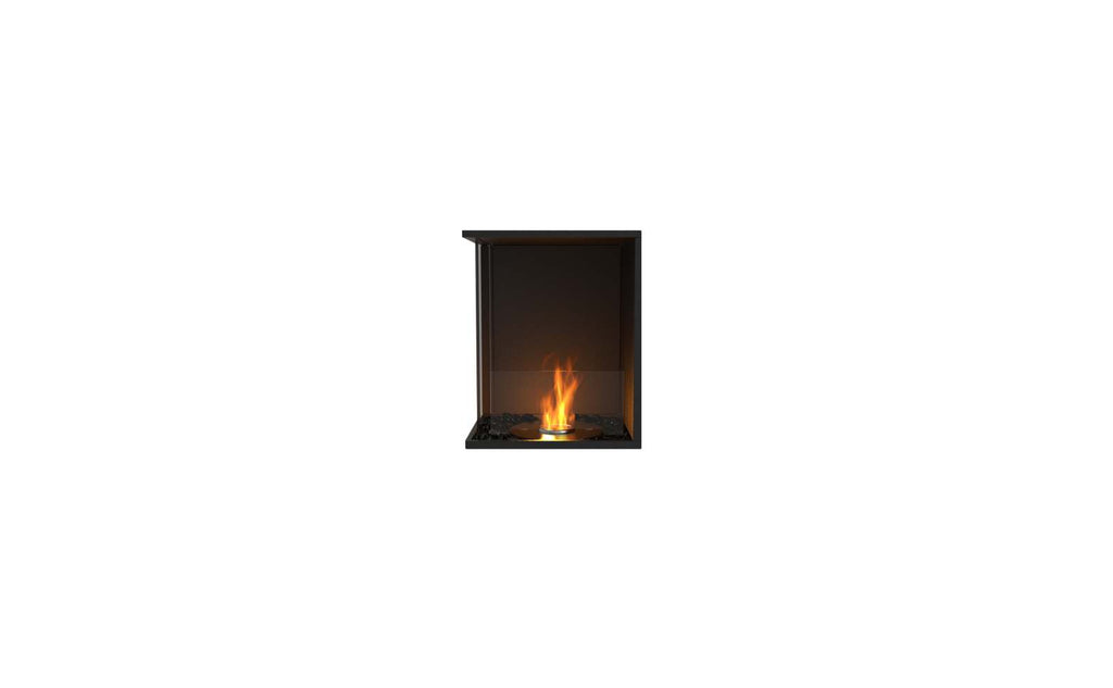 EcoSmart Flex Fireplace 18LC Left Corner Black