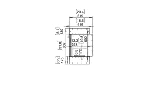 EcoSmart Flex Fireplace 18LC Left Corner Black