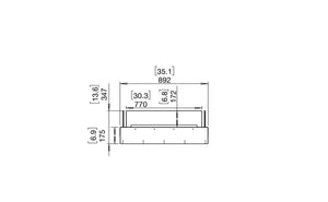 EcoSmart Flex Fireplace 32BN Bench Black