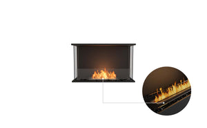 EcoSmart Flex Fireplace 32BY Bay Black