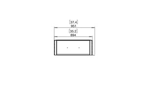 EcoSmart Flex Fireplace 32LC Left Corner Black