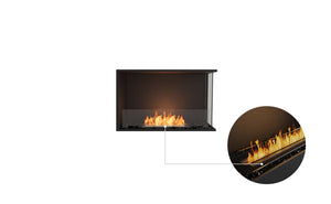 EcoSmart Flex Fireplace 32RC Right Corner Black