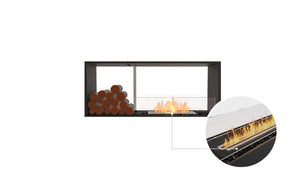 EcoSmart Flex Fireplace 50DB.BX1 Double Sided Black